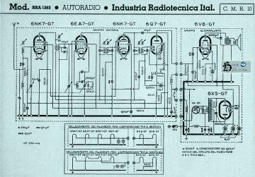 Autoradio RRA 1263 schematic circuit diagram